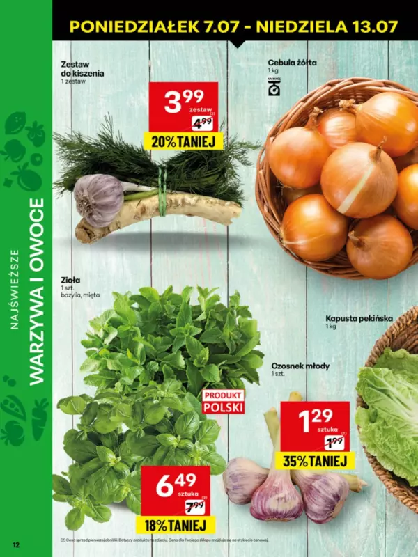 Delikatesy Centrum - gazetka promocyjna Gazetka  do niedzieli 13.07 - strona 12