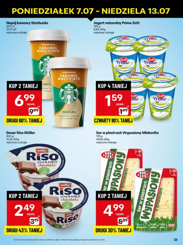 Delikatesy Centrum - gazetka promocyjna Gazetka  do niedzieli 13.07 - strona 23