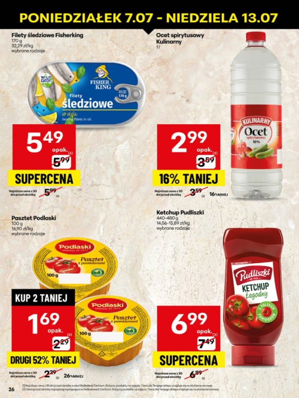 Delikatesy Centrum - gazetka promocyjna Gazetka  do niedzieli 13.07 - strona 26