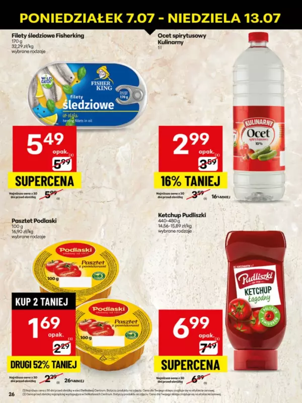 Delikatesy Centrum - gazetka promocyjna Gazetka  do niedzieli 13.07 - strona 26