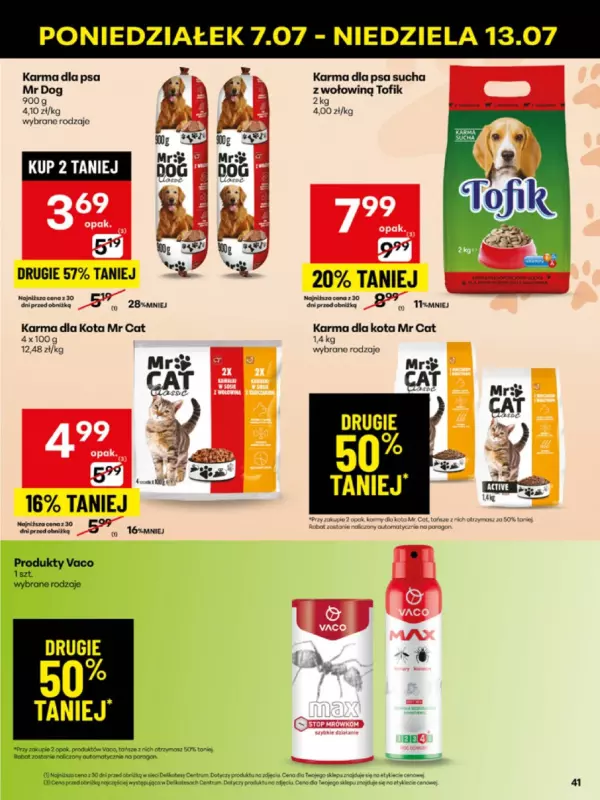 Delikatesy Centrum - gazetka promocyjna Gazetka  do niedzieli 13.07 - strona 41