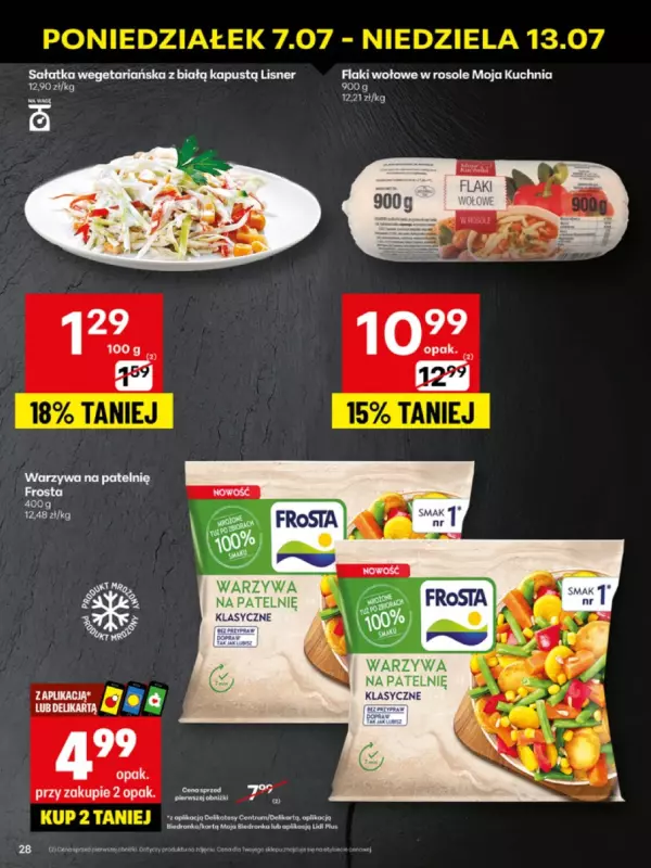Delikatesy Centrum - gazetka promocyjna Gazetka  do niedzieli 13.07 - strona 28