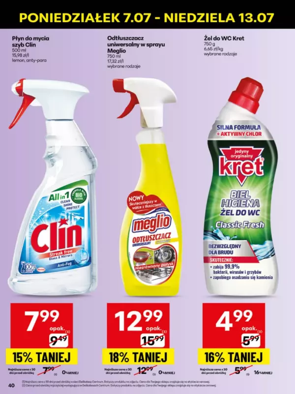 Delikatesy Centrum - gazetka promocyjna Gazetka  do niedzieli 13.07 - strona 40