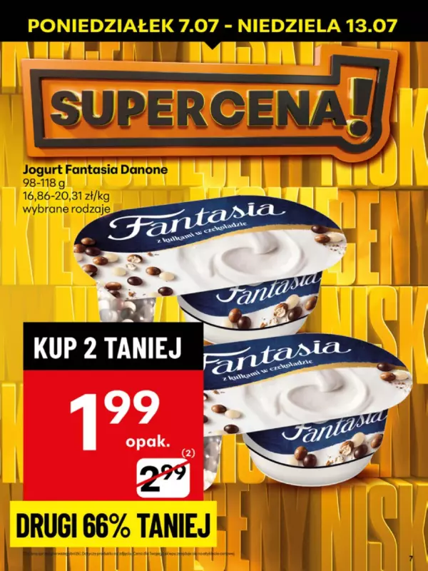 Delikatesy Centrum - gazetka promocyjna Gazetka  do niedzieli 13.07 - strona 7