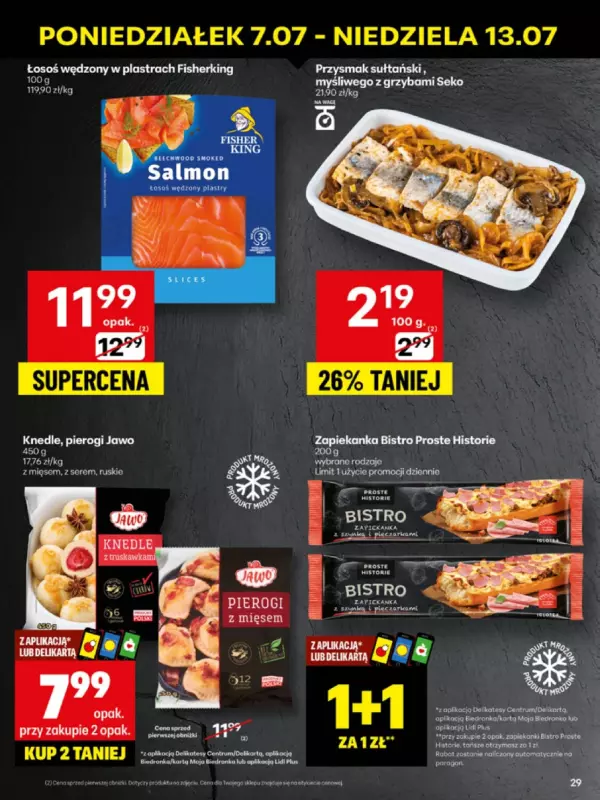 Delikatesy Centrum - gazetka promocyjna Gazetka  do niedzieli 13.07 - strona 29