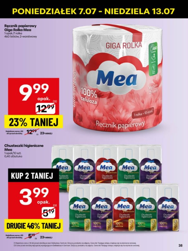 Delikatesy Centrum - gazetka promocyjna Gazetka  do niedzieli 13.07 - strona 38