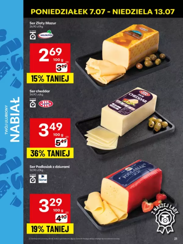 Delikatesy Centrum - gazetka promocyjna Gazetka  do niedzieli 13.07 - strona 21