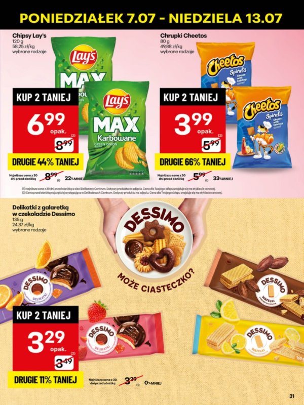 Delikatesy Centrum - gazetka promocyjna Gazetka  do niedzieli 13.07 - strona 31