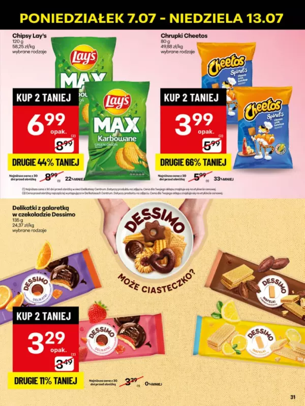 Delikatesy Centrum - gazetka promocyjna Gazetka  do niedzieli 13.07 - strona 31