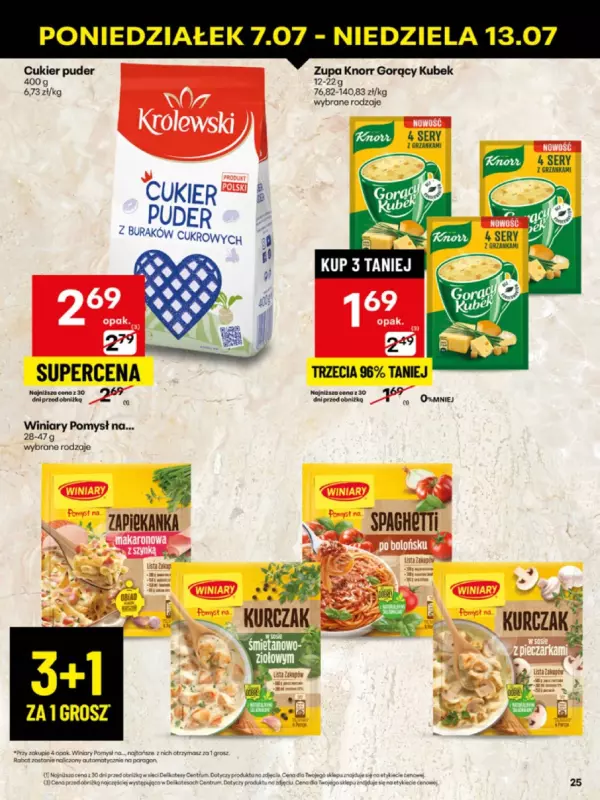 Delikatesy Centrum - gazetka promocyjna Gazetka  do niedzieli 13.07 - strona 25