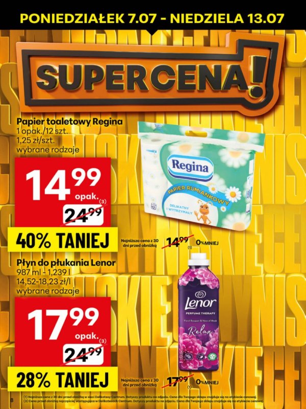Delikatesy Centrum - gazetka promocyjna Gazetka  do niedzieli 13.07 - strona 8