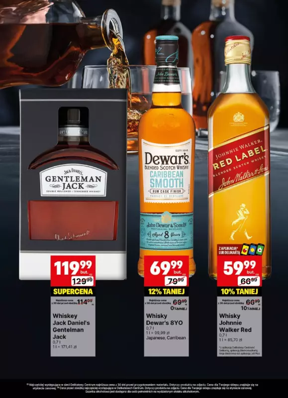 Delikatesy Centrum - gazetka promocyjna Gazetka alkoholowa  do niedzieli 20.07 - strona 18