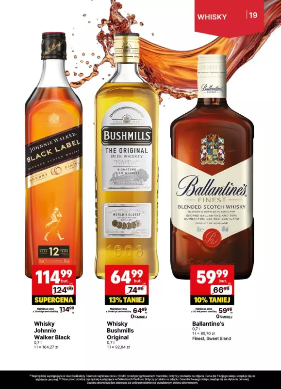 Delikatesy Centrum - gazetka promocyjna Gazetka alkoholowa  do niedzieli 20.07 - strona 19