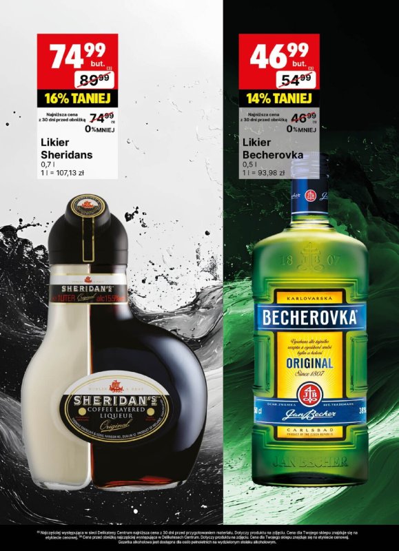 Delikatesy Centrum - gazetka promocyjna Gazetka alkoholowa  do niedzieli 20.07 - strona 22