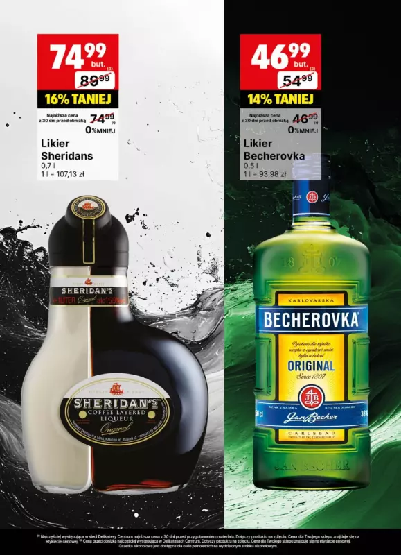Delikatesy Centrum - gazetka promocyjna Gazetka alkoholowa  do niedzieli 20.07 - strona 22