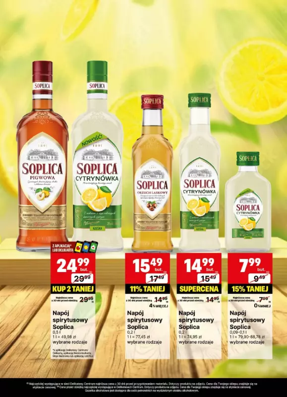 Delikatesy Centrum - gazetka promocyjna Gazetka alkoholowa  do niedzieli 20.07 - strona 10