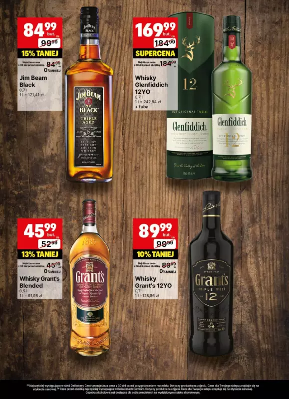 Delikatesy Centrum - gazetka promocyjna Gazetka alkoholowa  do niedzieli 20.07 - strona 20