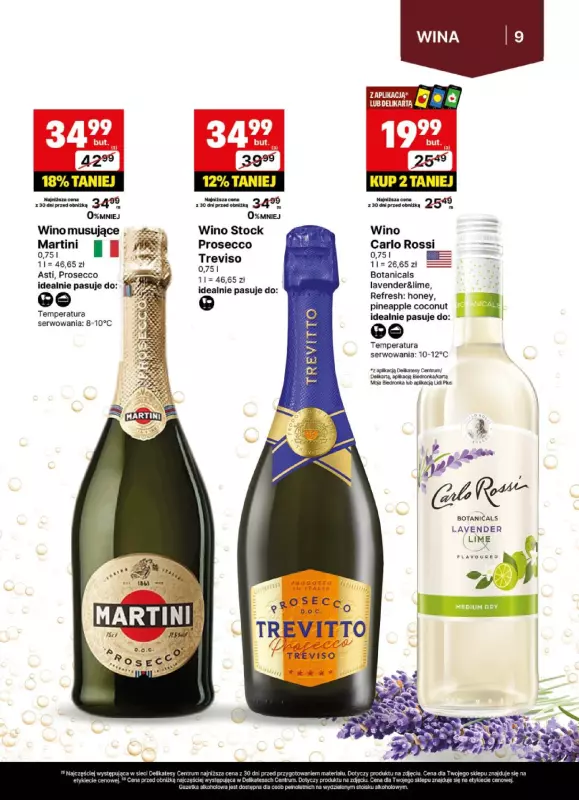 Delikatesy Centrum - gazetka promocyjna Gazetka alkoholowa  do niedzieli 20.07 - strona 9
