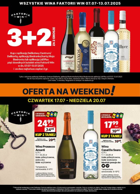 Delikatesy Centrum - gazetka promocyjna Gazetka alkoholowa  do niedzieli 20.07 - strona 4