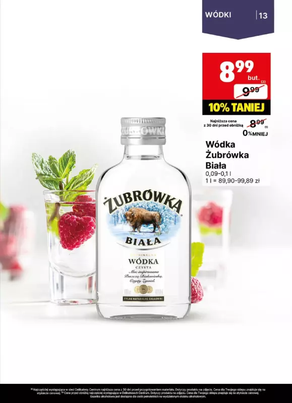 Delikatesy Centrum - gazetka promocyjna Gazetka alkoholowa  do niedzieli 20.07 - strona 13