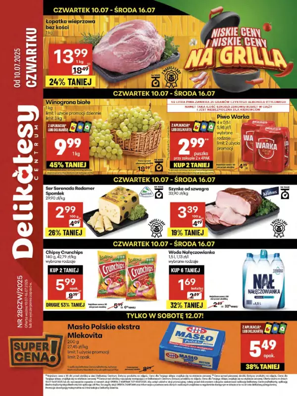 Delikatesy Centrum - gazetka promocyjna Gazetka  