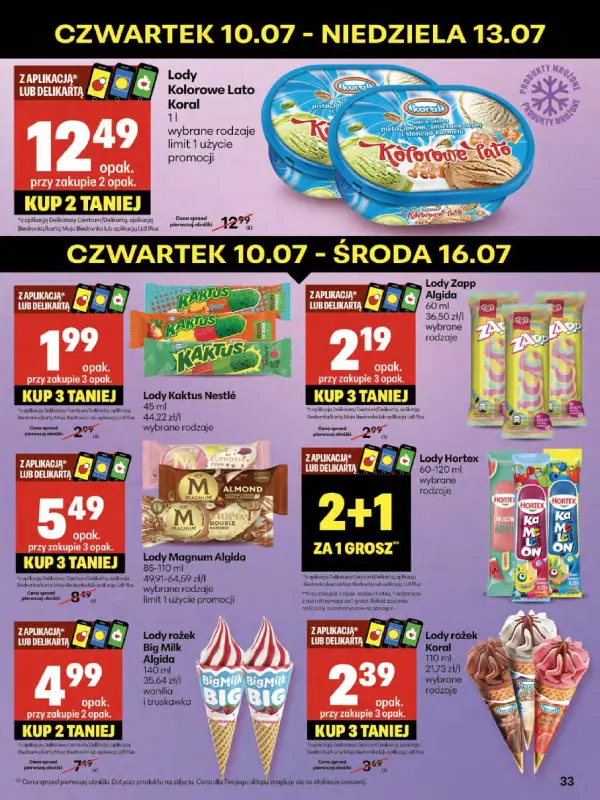 Delikatesy Centrum - gazetka promocyjna Gazetka od czwartku 10.07 do środy 16.07 - strona 33