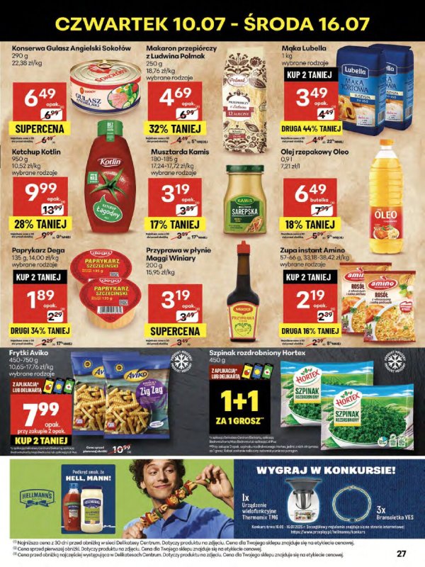 Delikatesy Centrum - gazetka promocyjna Gazetka od czwartku 10.07 do środy 16.07 - strona 27