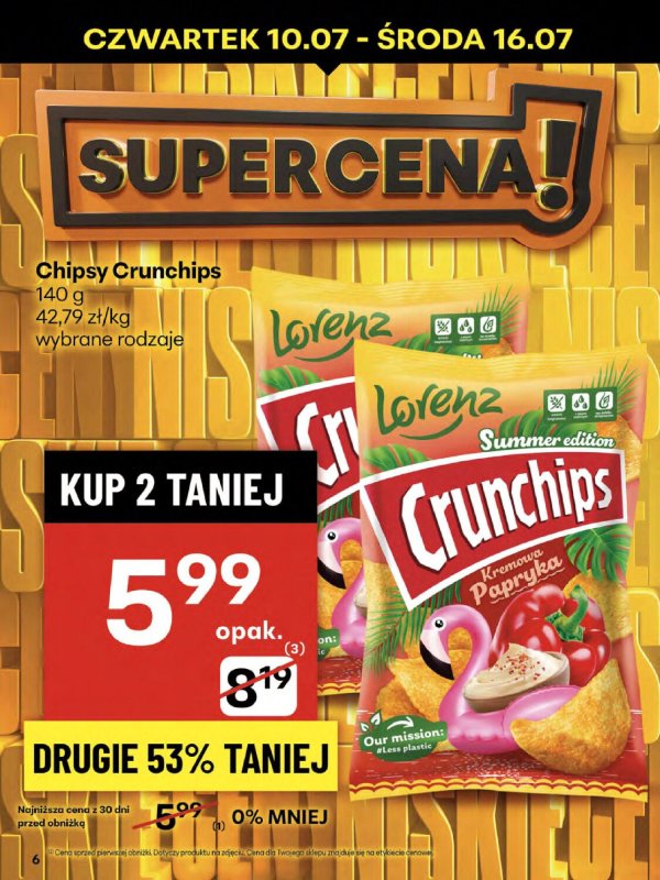 Delikatesy Centrum - gazetka promocyjna Gazetka od czwartku 10.07 do środy 16.07 - strona 6