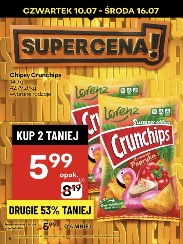 Delikatesy Centrum - gazetka promocyjna Gazetka od czwartku 10.07 do środy 16.07 - strona 6
