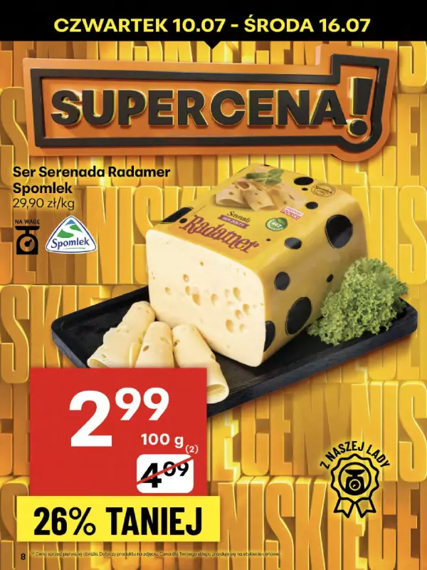 Delikatesy Centrum - gazetka promocyjna Gazetka od czwartku 10.07 do środy 16.07 - strona 8