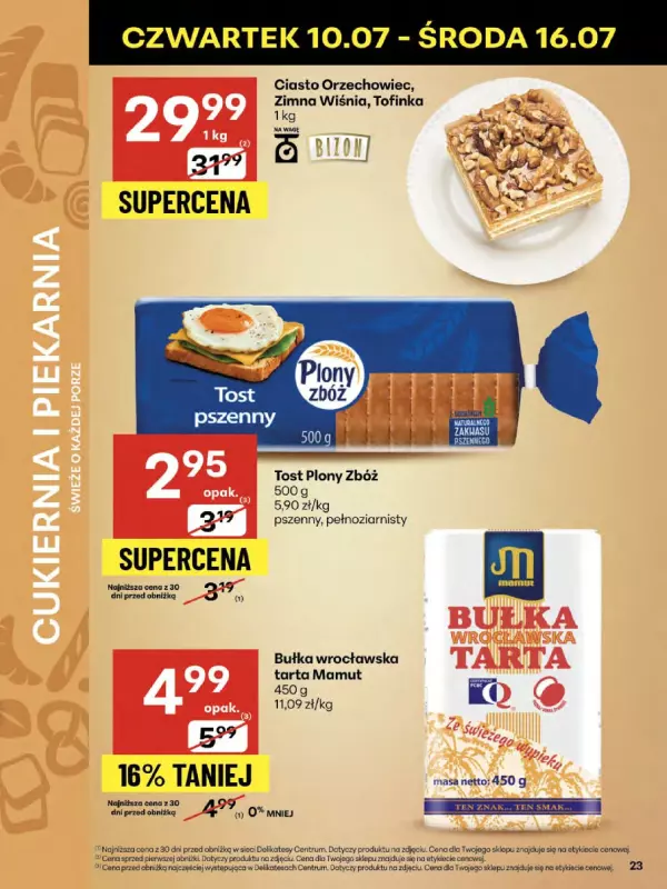 Delikatesy Centrum - gazetka promocyjna Gazetka od czwartku 10.07 do środy 16.07 - strona 23