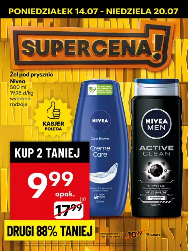 Delikatesy Centrum - gazetka promocyjna Gazetka od poniedziałku 14.07 do niedzieli 20.07 - strona 3
