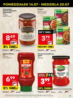 Delikatesy Centrum - gazetka promocyjna Gazetka od poniedziałku 14.07 do niedzieli 20.07 - strona 23