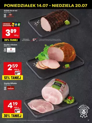 Delikatesy Centrum - gazetka promocyjna Gazetka od poniedziałku 14.07 do niedzieli 20.07 - strona 17