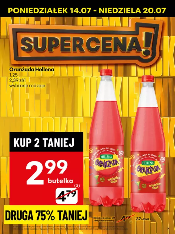 Delikatesy Centrum - gazetka promocyjna Gazetka od poniedziałku 14.07 do niedzieli 20.07 - strona 7