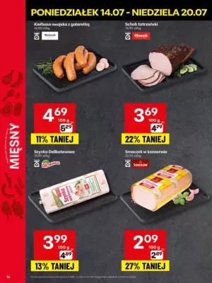 Delikatesy Centrum - gazetka promocyjna Gazetka od poniedziałku 14.07 do niedzieli 20.07 - strona 16