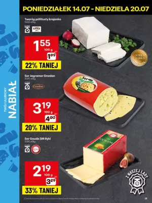 Delikatesy Centrum - gazetka promocyjna Gazetka od poniedziałku 14.07 do niedzieli 20.07 - strona 19