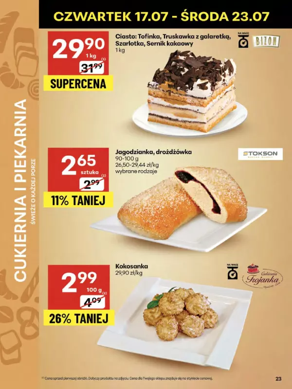 Delikatesy Centrum - gazetka promocyjna Gazetka od czwartku 17.07 do środy 23.07 - strona 23