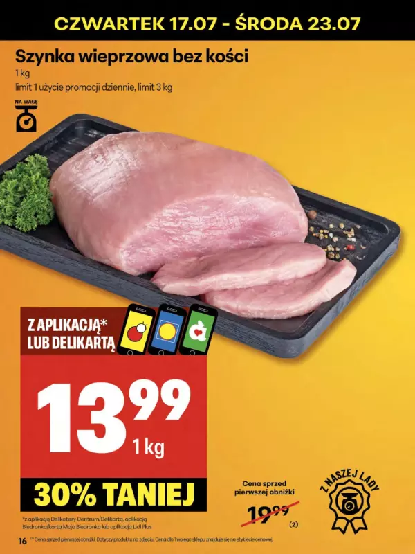 Delikatesy Centrum - gazetka promocyjna Gazetka od czwartku 17.07 do środy 23.07 - strona 16