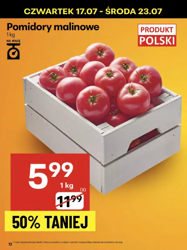 Delikatesy Centrum - gazetka promocyjna Gazetka od czwartku 17.07 do środy 23.07 - strona 12