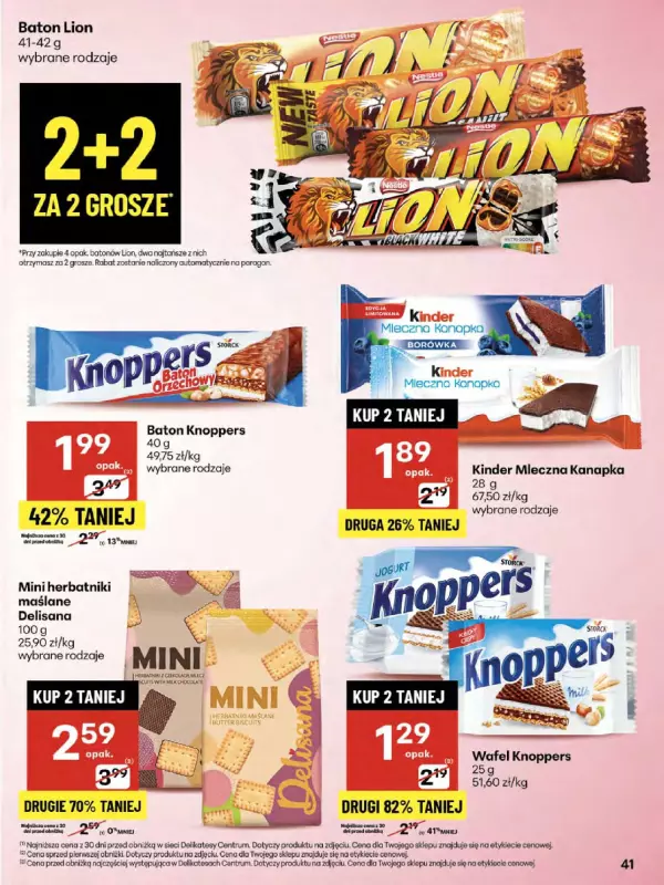 Delikatesy Centrum - gazetka promocyjna Gazetka od czwartku  do środy 30.07 - strona 41