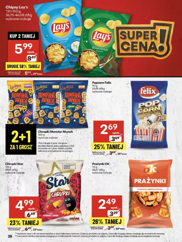Delikatesy Centrum - gazetka promocyjna Gazetka od czwartku  do środy 30.07 - strona 38