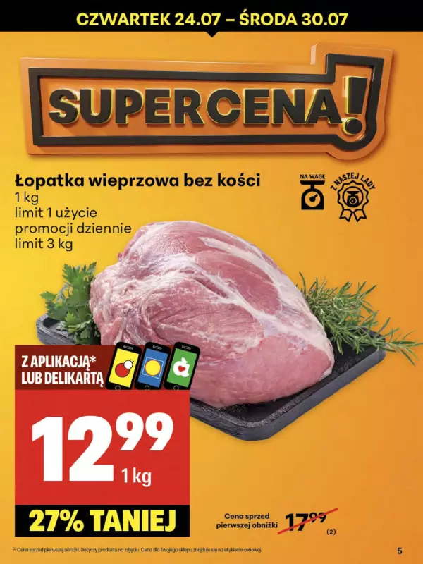 Delikatesy Centrum - gazetka promocyjna Gazetka od czwartku  do środy 30.07 - strona 5
