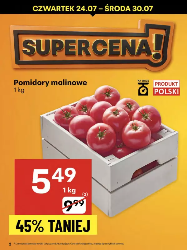 Delikatesy Centrum - gazetka promocyjna Gazetka od czwartku  do środy 30.07 - strona 2