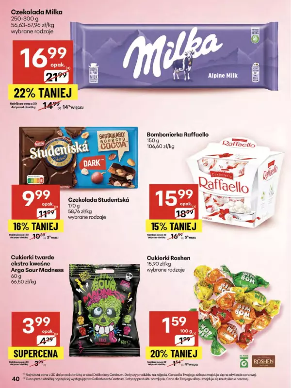 Delikatesy Centrum - gazetka promocyjna Gazetka od czwartku  do środy 30.07 - strona 40