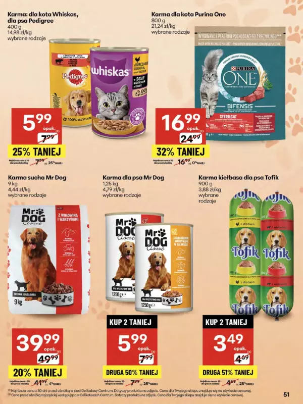 Delikatesy Centrum - gazetka promocyjna Gazetka od czwartku  do środy 30.07 - strona 51