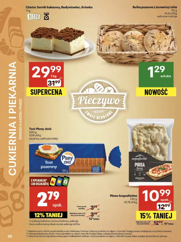 Delikatesy Centrum - gazetka promocyjna Gazetka od czwartku  do środy 30.07 - strona 30