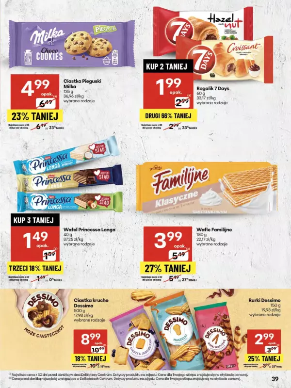 Delikatesy Centrum - gazetka promocyjna Gazetka od czwartku  do środy 30.07 - strona 39