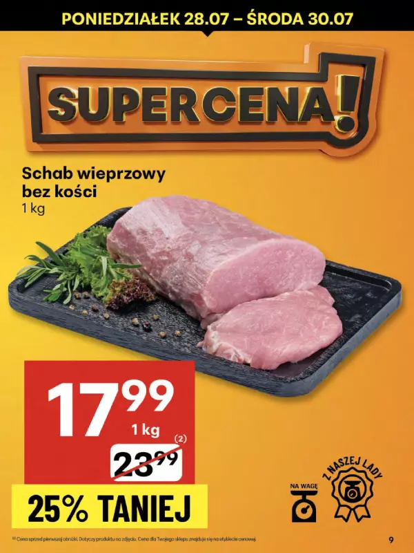 Delikatesy Centrum - gazetka promocyjna Gazetka od czwartku  do środy 30.07 - strona 9