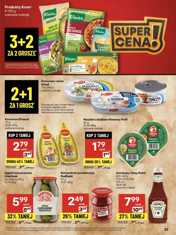 Delikatesy Centrum - gazetka promocyjna Gazetka od czwartku  do środy 30.07 - strona 33